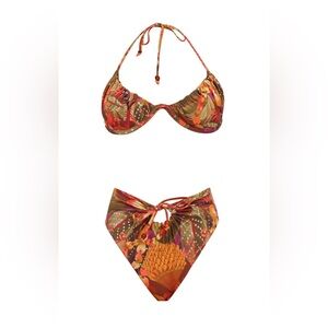 NWT Andrea Iyamah Reversible Bikini Top